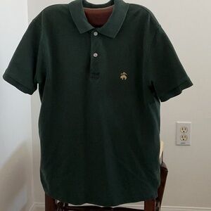 Brooks Brothers Green Polo Extra Slim Fit Sz M